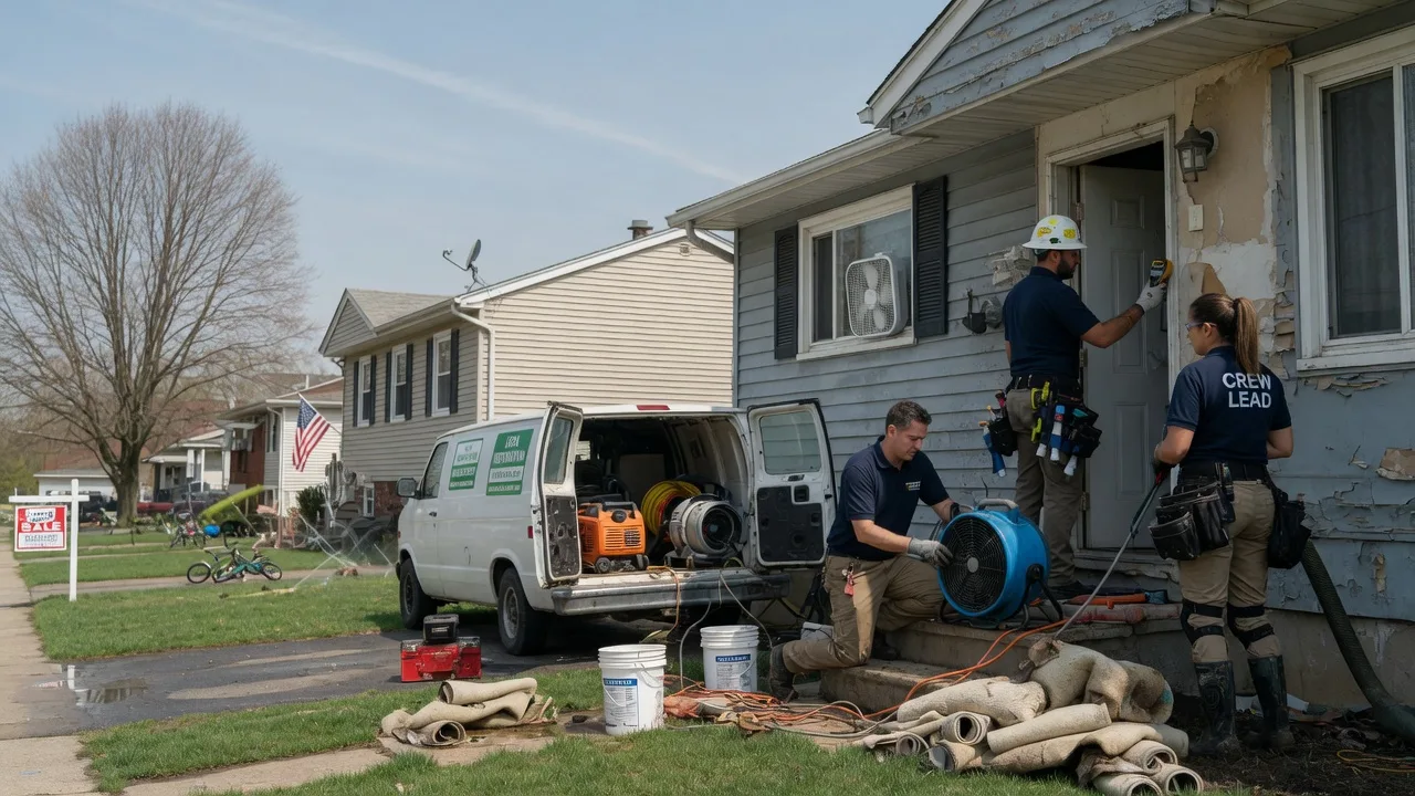 Flood Cleanup in Hewitt, WI near me